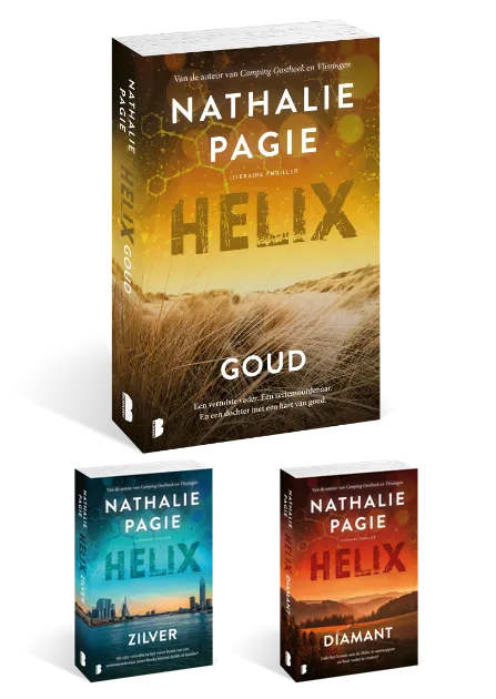 HELIX-trilogie van Nathalie Pagie, het eerste deel GOUD nu in de (online) winkel